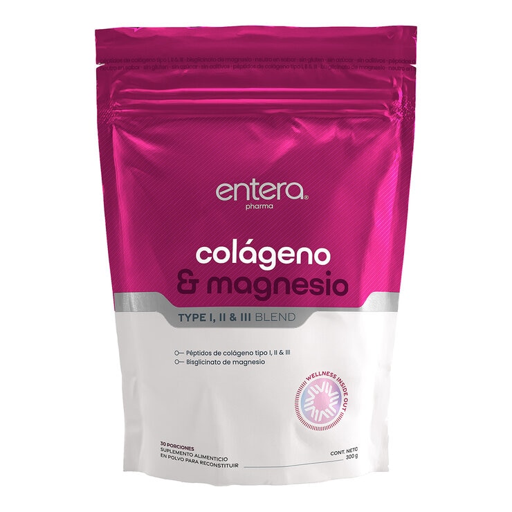 Entera Pharma Colageno Hidrolizado y Magnesio 300 Gramos