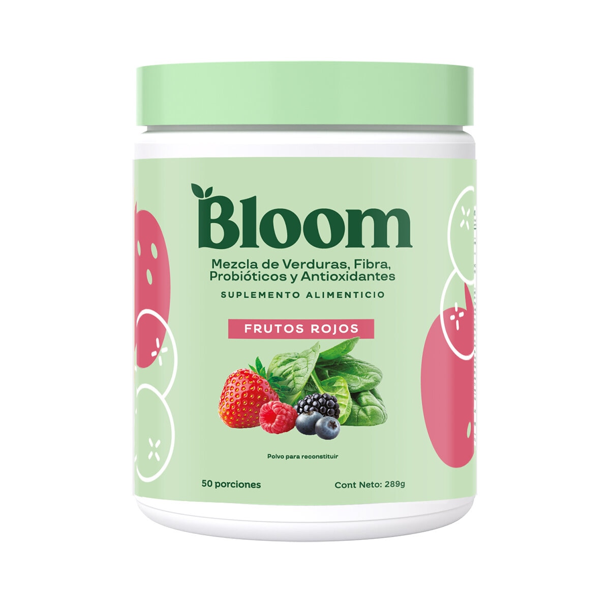 Bloom Frutos Rojos Mezcla de verduras en polvo  289g