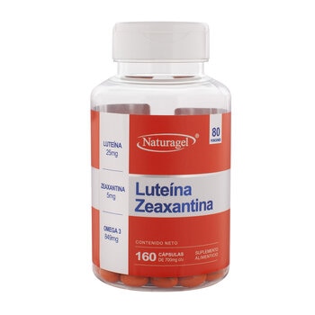 Naturagel Luteína, Zeaxantina 160 Cápsulas Naturagel Luteína, Zeaxantina 160 Cápsulas