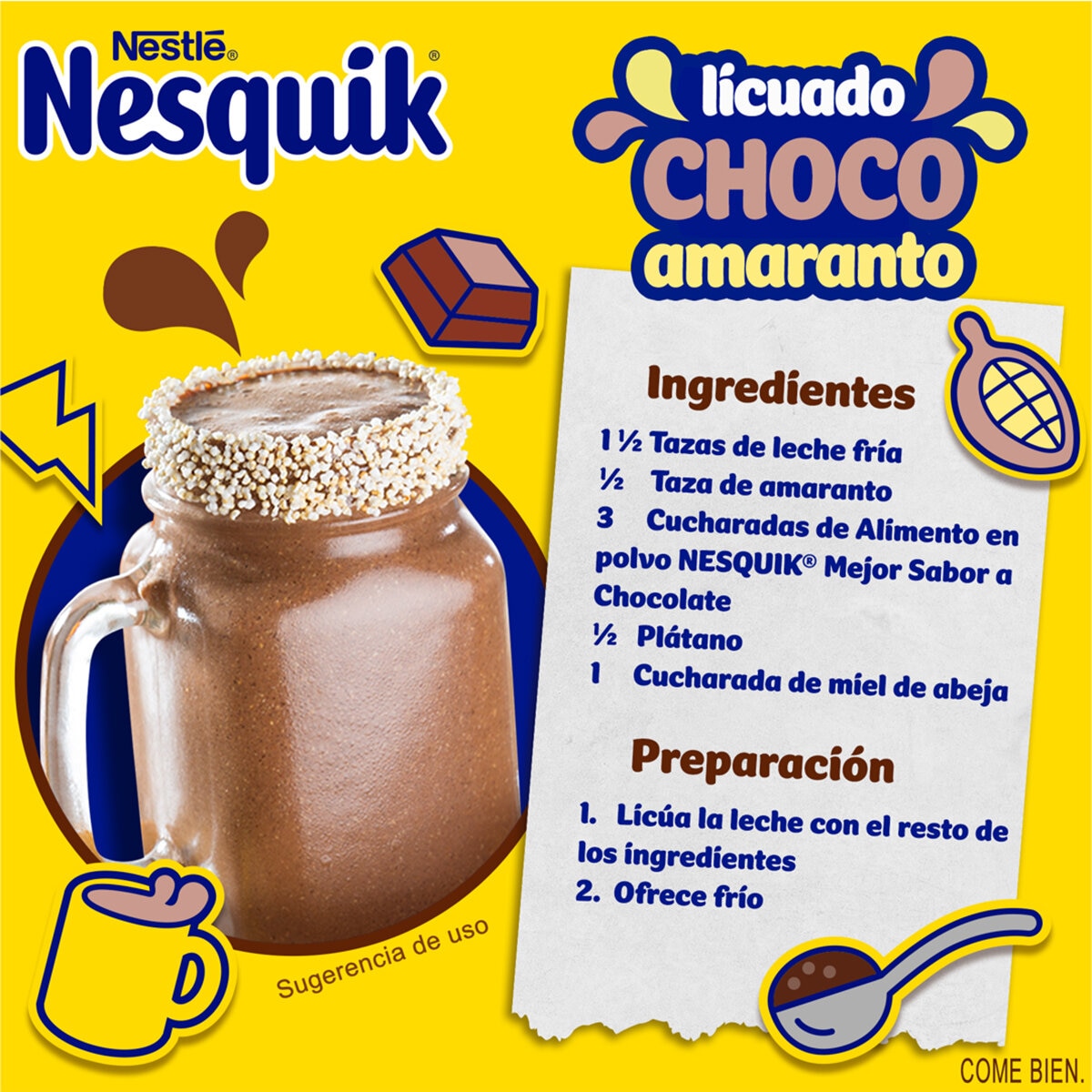 Nesquik Chocolate en Polvo 2.2 kg Nesquik Chocolate en Polvo 2.2 kg