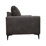 Muebles Liz, Qubo, Love Seat Café Obscuro