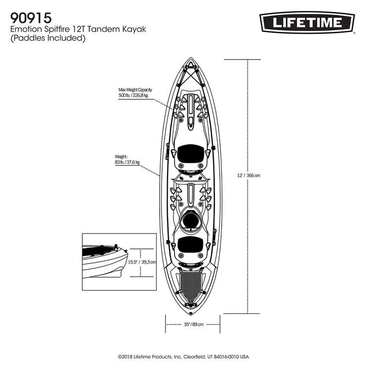 Lifetime Kayak Tandem Lifetime Kayak Tandem