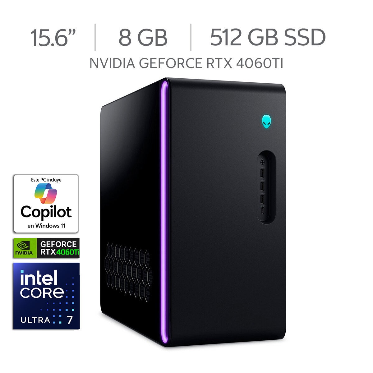 DELL Alienware ACT 1250 Desktop Gaming Tower NVIDIA GeForce RTX 4060 Ti Intel Core Ultra 7 32GB 1TB SSD DELL Alienware ACT 1250 Desktop Gaming Tower NVIDIA GeForce RTX 4060 Ti Intel Core Ultra 7 32GB 1TB SSD