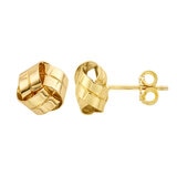 Aretes, Oro Amarillo 14K, Love Knot Aretes, Oro Amarillo 14K, Love Knot