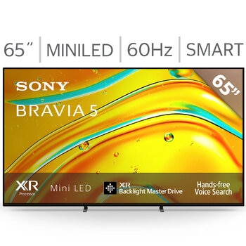 sony pantalla 65" bravia 5 miniled 4k google tv