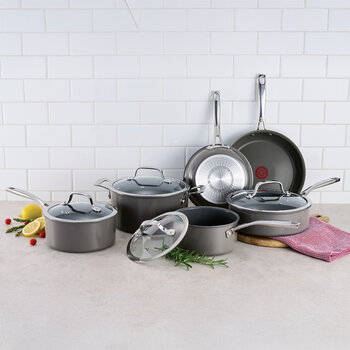 t-fal batería de cocina de cerámica 10 piezas