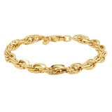 Pulsera, Oro Amarillo de 14K, 19cm