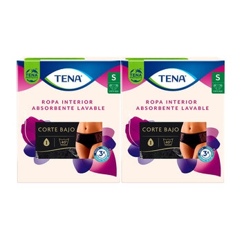 Tena Ropa Interior Reusable Corte Bajo Chico 2 pzas