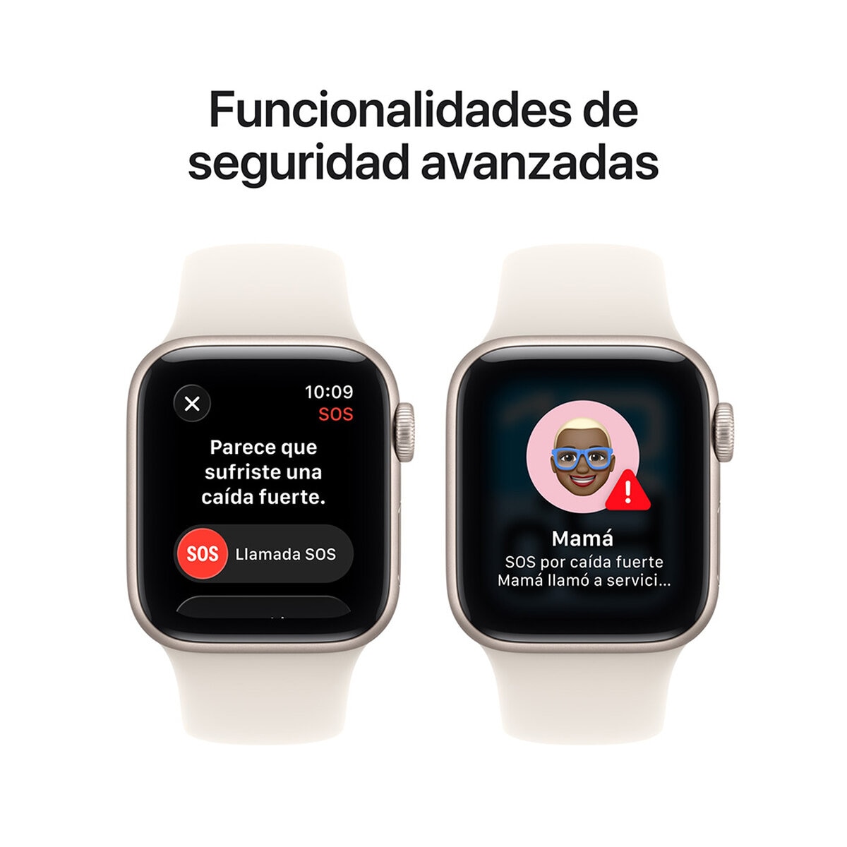 Apple Watch SE 3 (GPS) 40mm Aluminio Blanco Estelar + Correa Deportiva Blanco Estelar - Talla S/M Apple Watch SE 3 (GPS) 40mm Aluminio Blanco Estelar + Correa Deportiva Blanco Estelar - Talla S/M