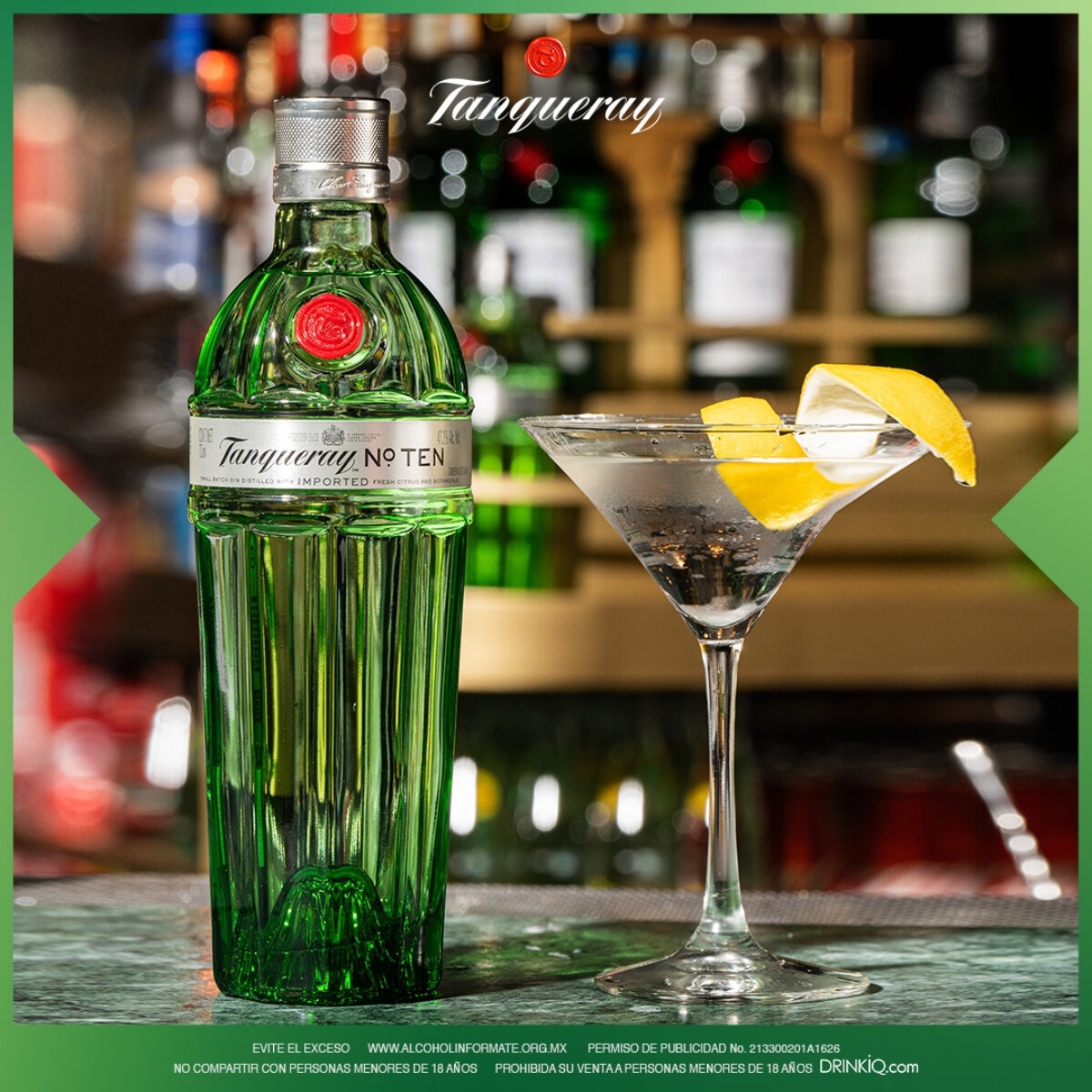 Ginebra Tanqueray N° Ten Cítrica 700 ml