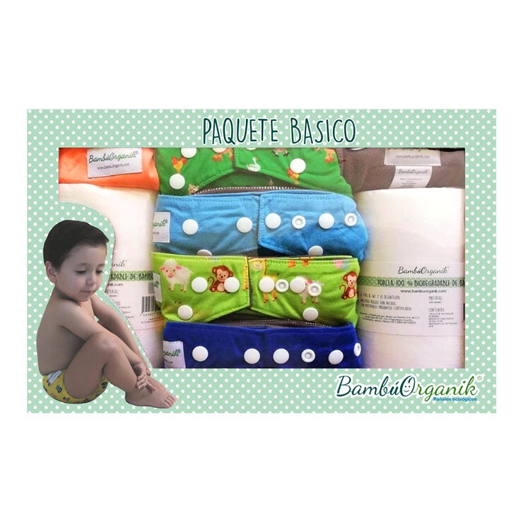 Bambú Organik Kit de Pañales de Bambú Bambú Organik Kit de Pañales de Bambú