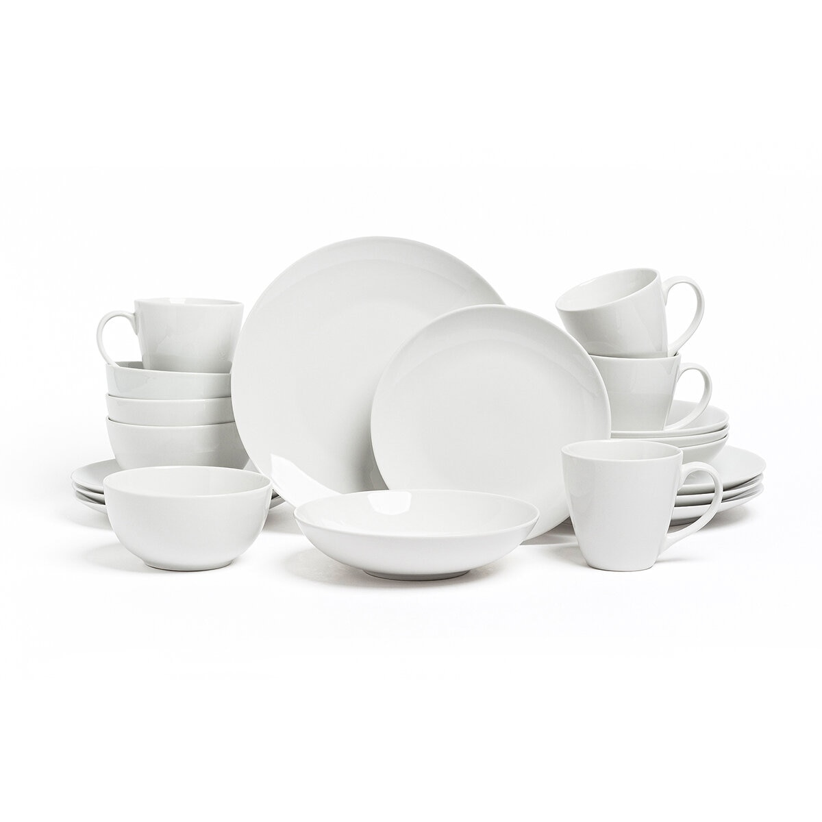 Over & Back Juego de Vajilla de Porcelana 20 Piezas Over & Back Juego de Vajilla de Porcelana 20 Piezas