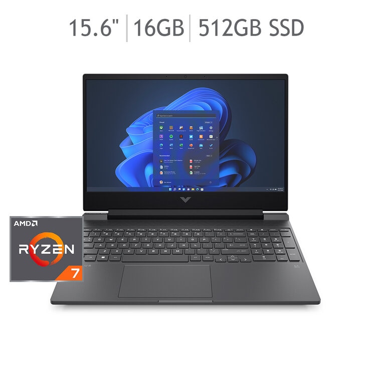 HP Victus Gaming Laptop 15.6" AMD Ryzen 7-5800H 16GB 512GB SSD Windows 11