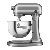 KitchenAid, Serie Professional 600, Batidora de pedestal con tazón elevable y batidor plano de borde flexible, 5.6 L, Plata