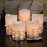 Fusion Velas con Luz Led 5 Piezas