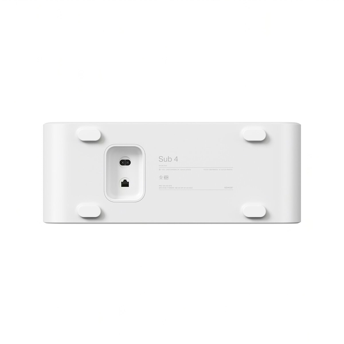 Sonos Sub (Gen 4) Wireless Subwoofer Blanco Sonos Sub (Gen 4) Wireless Subwoofer Blanco