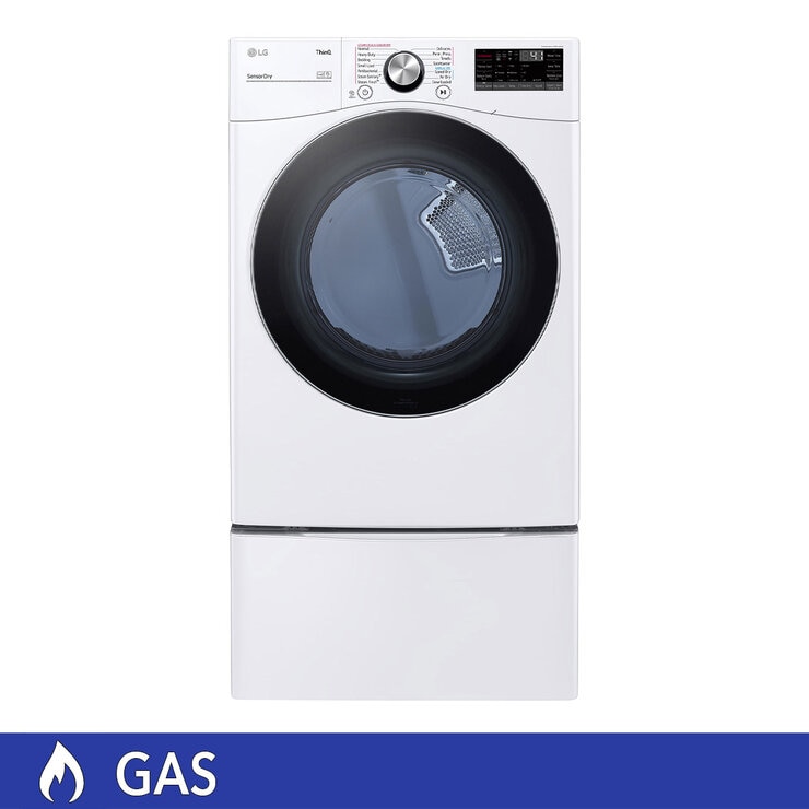 LG Secadora de Gas 22Kg con Pedestal LG Secadora de Gas 22Kg con Pedestal