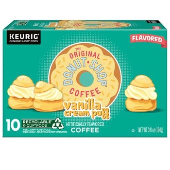 Keurig, The Original Donut Shop Coffee Vanilla Cream, 60 cápsulas K-Cup