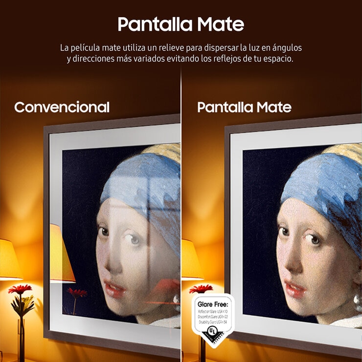 Samsung Pantalla 32" QLED The Frame 4K Smart TV + Marco Samsung Pantalla 32" QLED The Frame 4K Smart TV + Marco