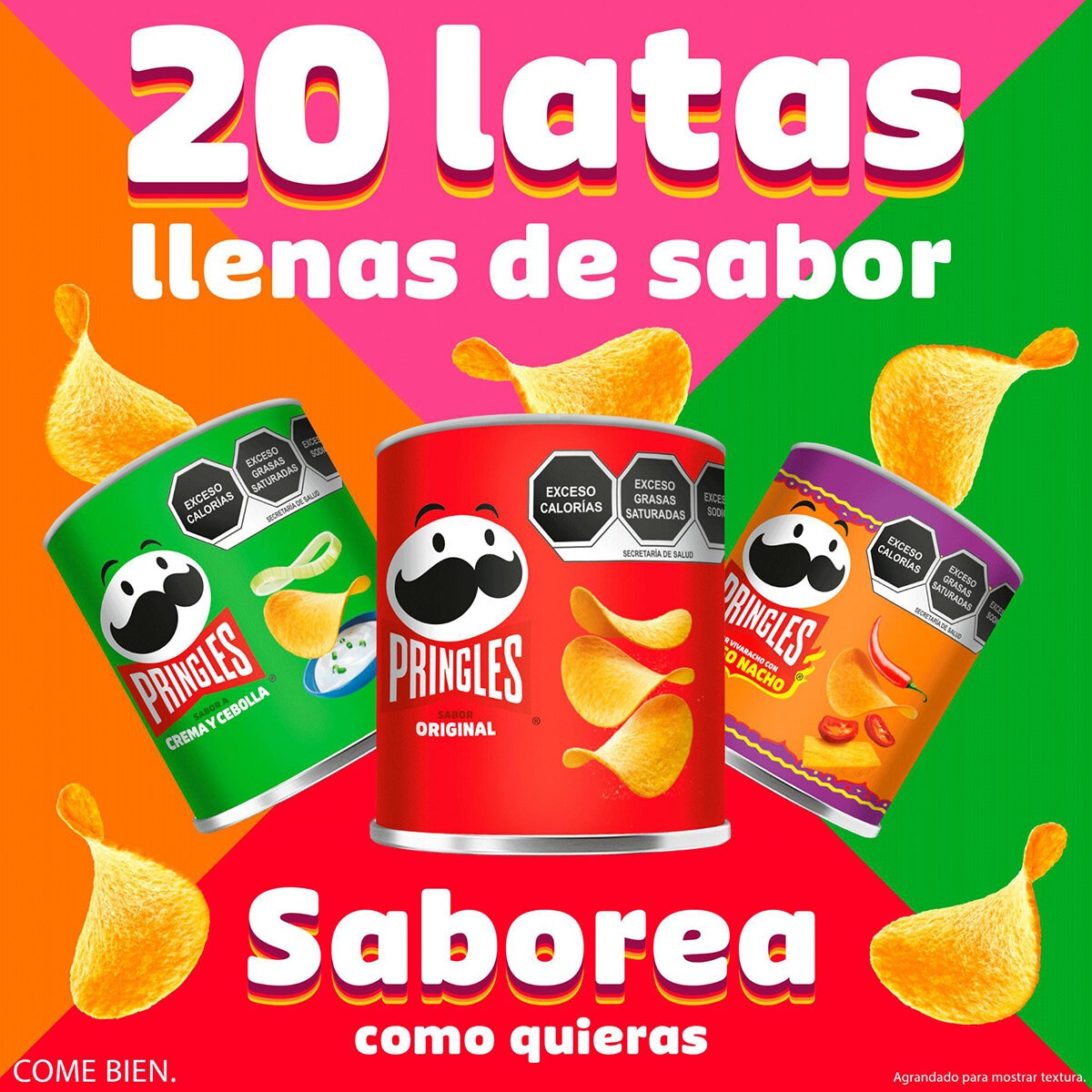 Pringles Papas Surtidas 20 pzas Pringles Papas Surtidas 20 pzas