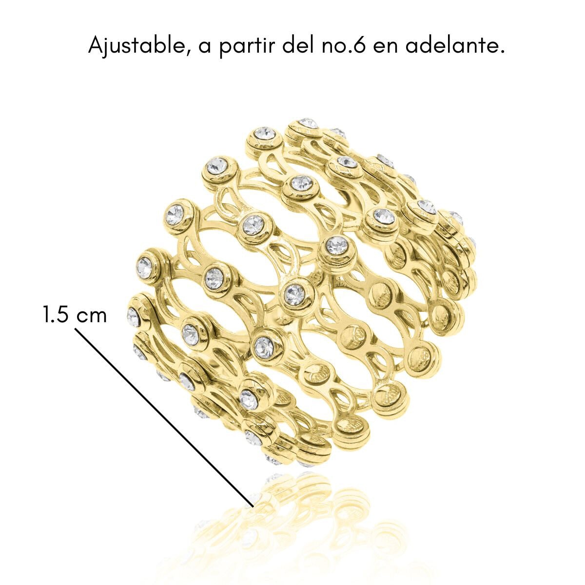 Mayfer, Anilo/Pulsera Plata .925, Color Dorado