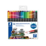 Staedtler Marcadores Permanentes Doble Punta 36 Piezas