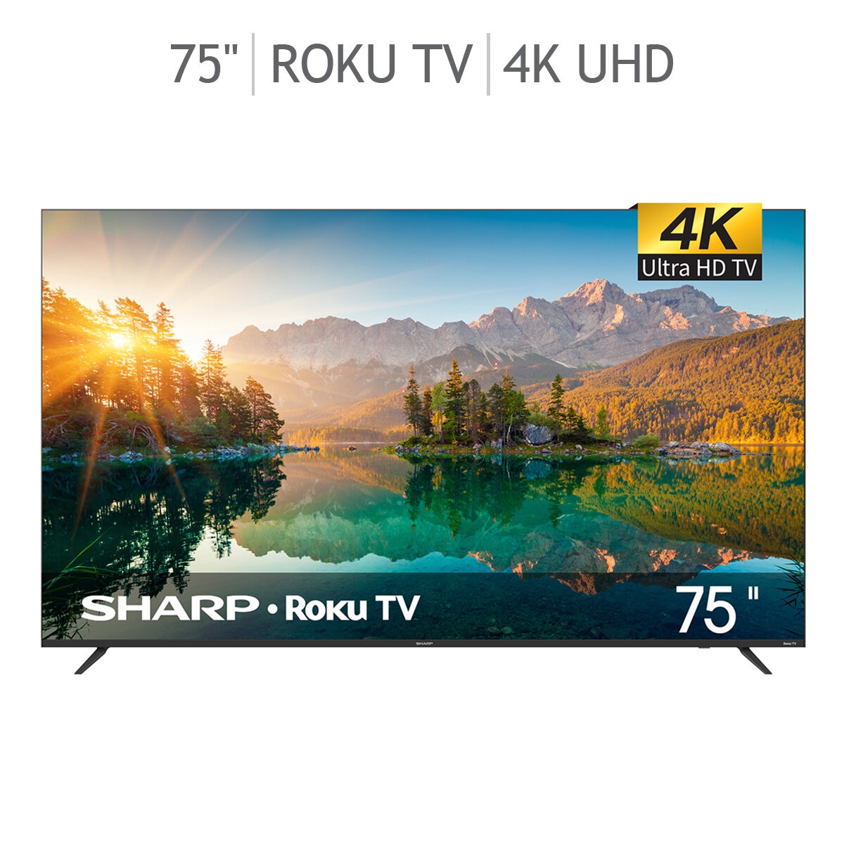 Sharp Pantalla 75" 4K UHD Smart TV