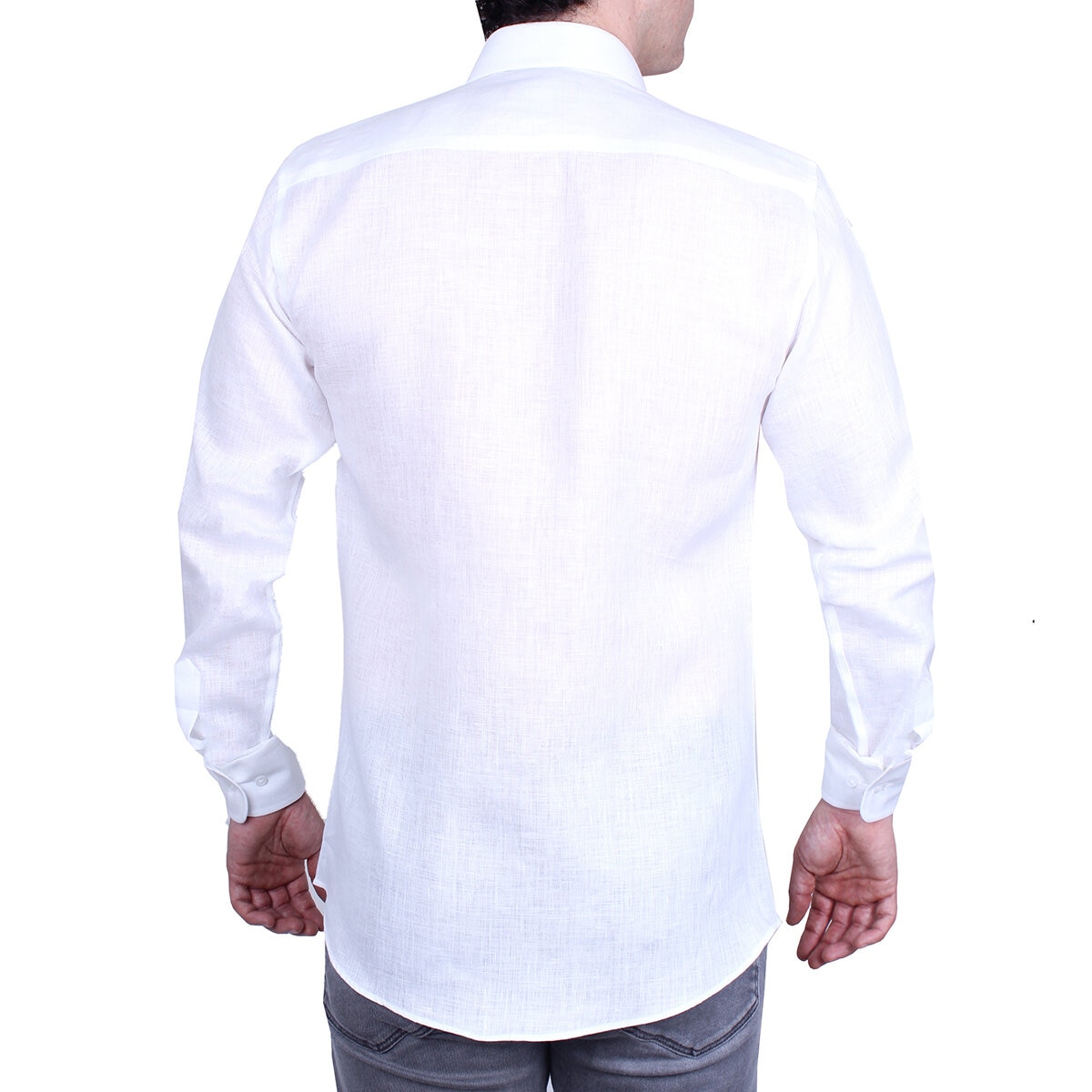 Emporio Colombo, Camisa de Lino para Caballero Corte Slim