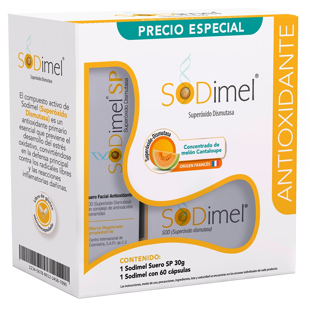 Sodimel Kit Suero SP 30 g + 60 Cápsulas Sodimel Kit Suero SP 30 g + 60 Cápsulas