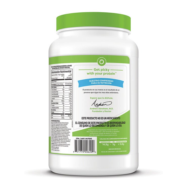 Orgain Proteína Orgánica en Polvo Sabor Vainilla 1.2 kg Orgain Proteína Orgánica en Polvo Sabor Vainilla 1.2 kg