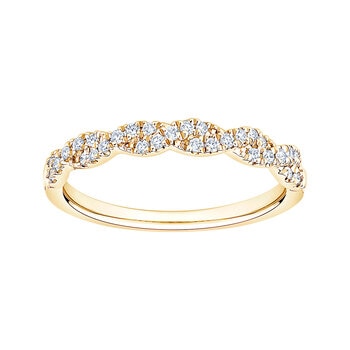 Anillo de Diamantes 0.20ctw, Oro Amarillo 14K Anillo de Diamantes 0.20ctw, Oro Amarillo 14K