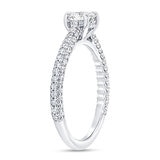 Anillo, 1.32ctw Diamantes, Oro Blanco, 14K