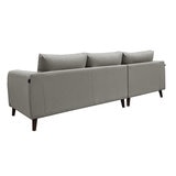 Muebles Liz, Figg, Modular De 2 Piezas,Gris