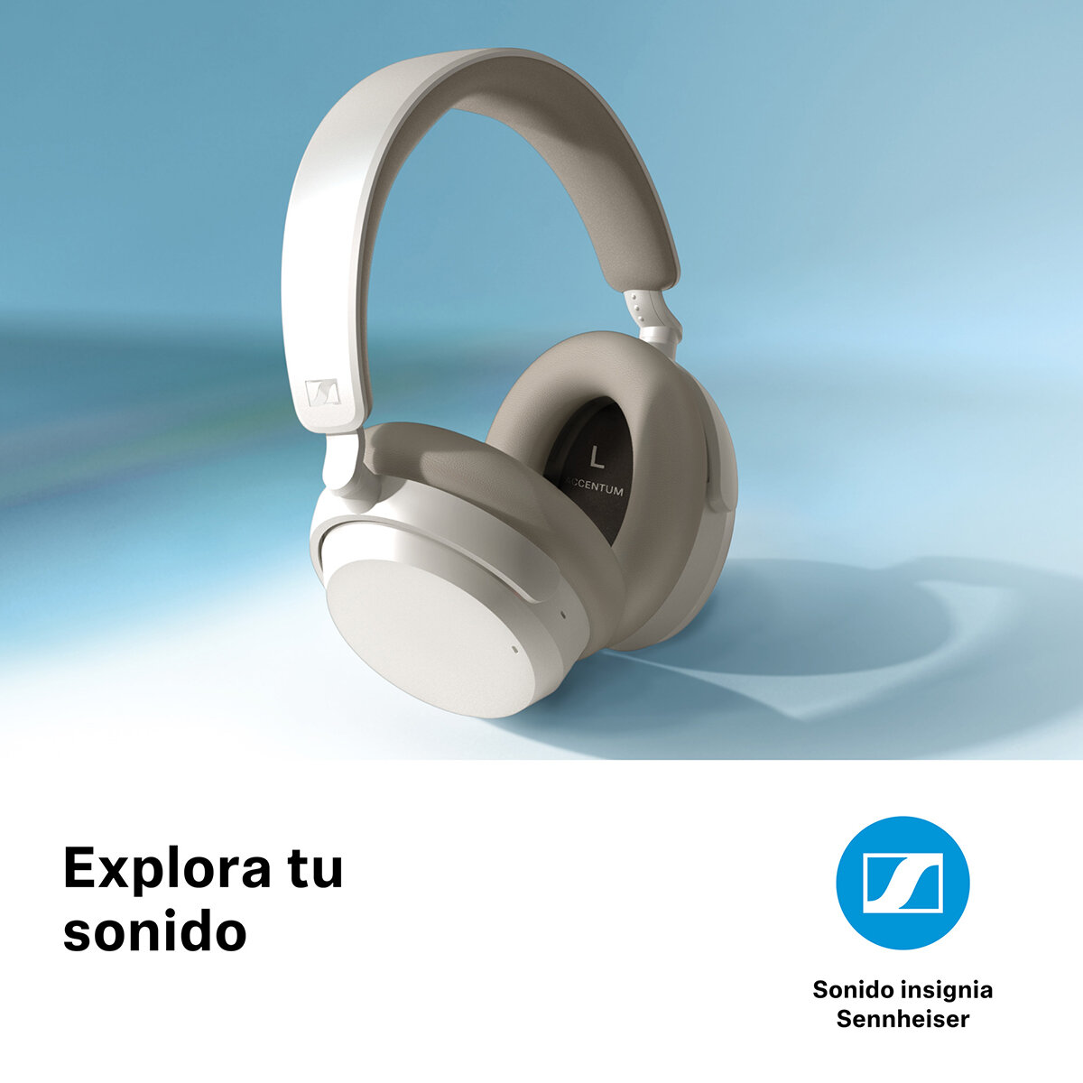 Sennheiser Accentum Wireless Audífonos Bluetooth Blanco Sennheiser Accentum Wireless Audífonos Bluetooth Blanco