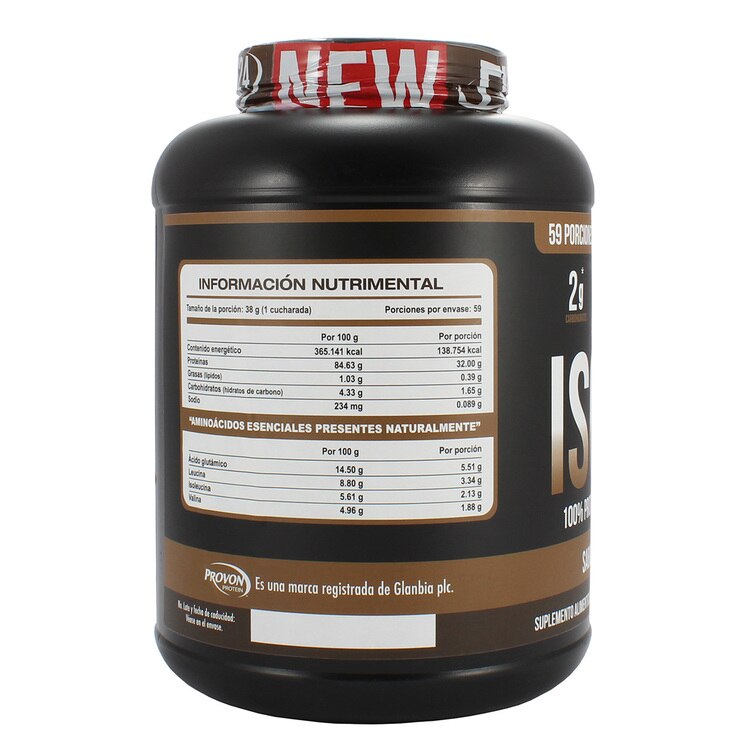 Proteína en Polvo Sabor Chocolate y Shaker FL24 Isolate 2 26 kg