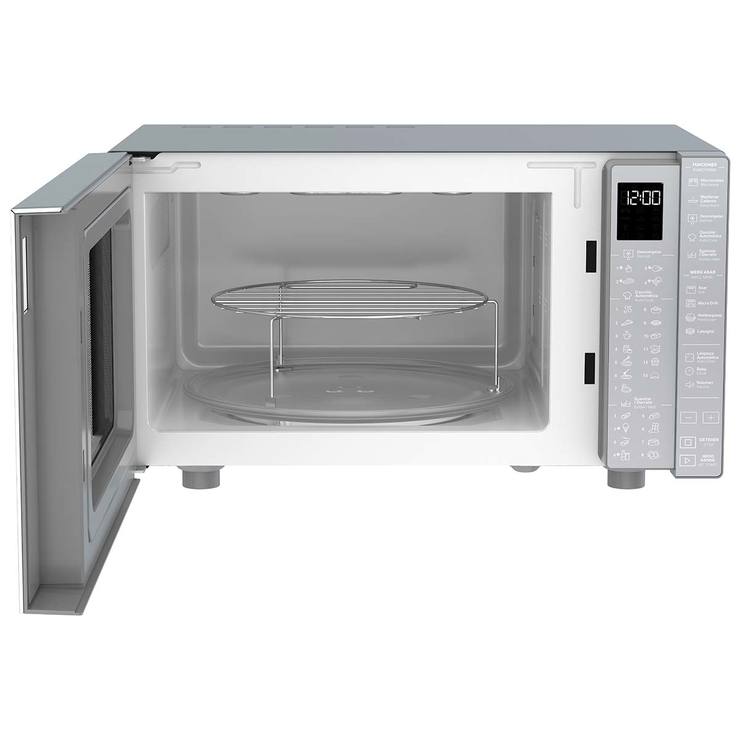 Whirlpool, Microondas con Grill 1.1' Acabado Espejo Whirlpool, Microondas con Grill 1.1' Acabado Espejo