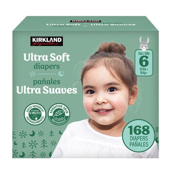 Kirkland Signature Pañales Etapa 6 Unisex 168 pzas Kirkland Signature Pañales Etapa 6 Unisex 168 pzas