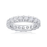 Anillo de Eternidad, 3.00ctw Diamantes, Oro Blanco de 14K