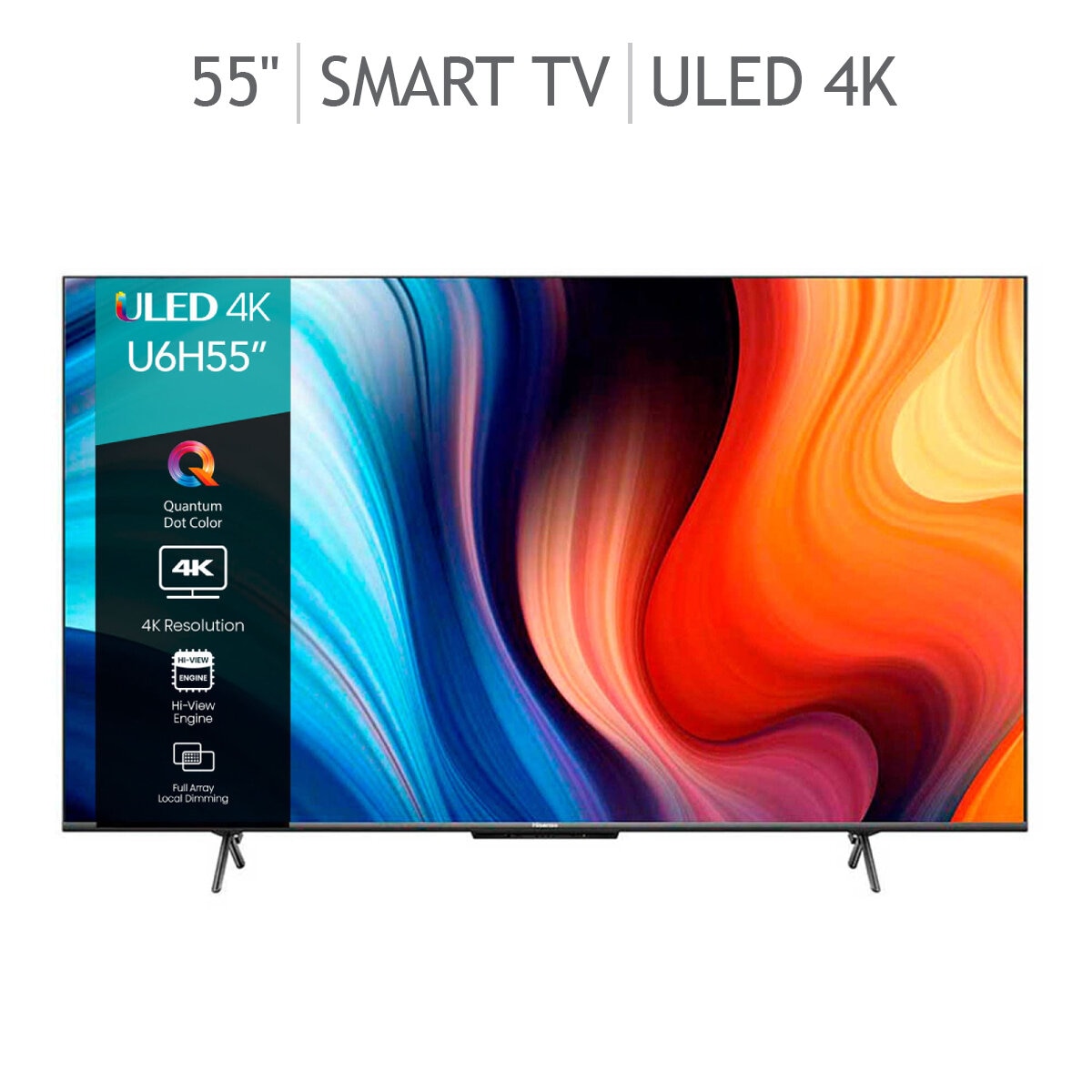 Hisense Pantalla 55" ULED 4K Smart TV