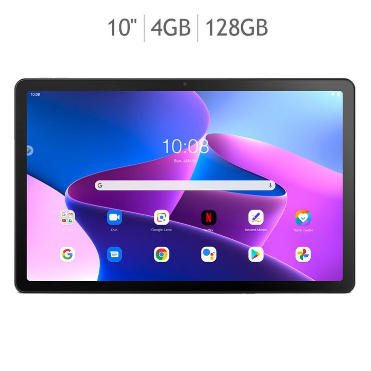 Lenovo M10 Tablet 10.61" HD MediaTek Helio G80 4GB 128GB eMMC