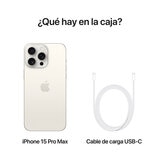 Apple iPhone 15 Pro Max 512GB Titanio Blanco 