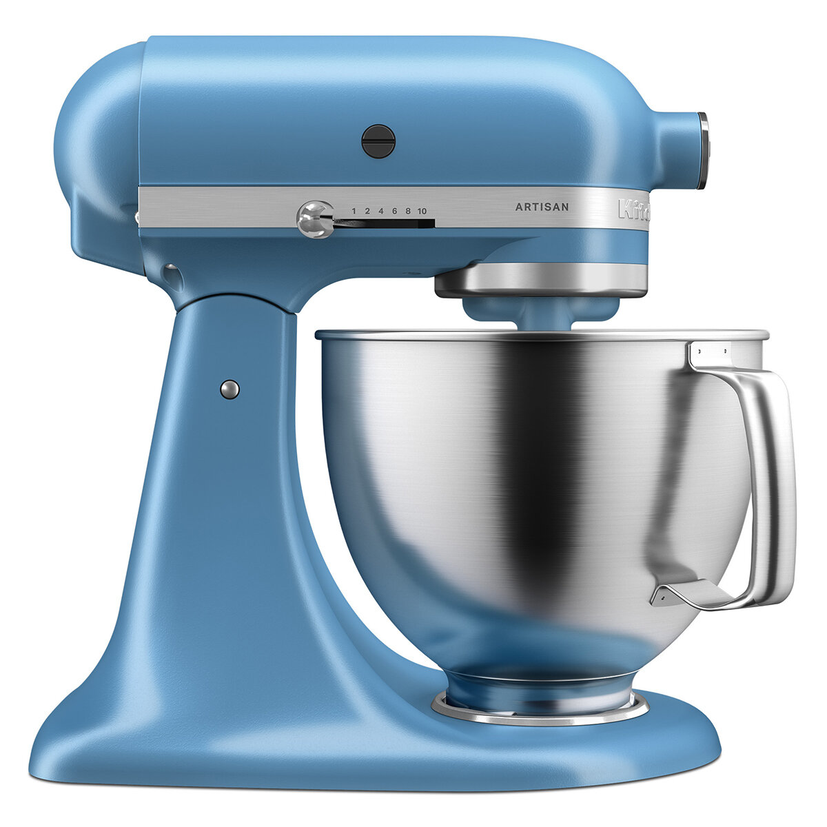 KitchenAid, Batidora Artisan, Tazón de acero inoxidable pulido con asa, 4.7 L, Varios colores