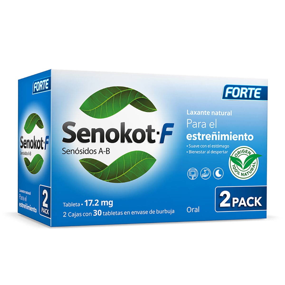 Senokot F Senósidos A-B 17.2mg Laxante Natural 30 Tabletas Senokot F Senósidos A-B 17.2mg Laxante Natural 30 Tabletas