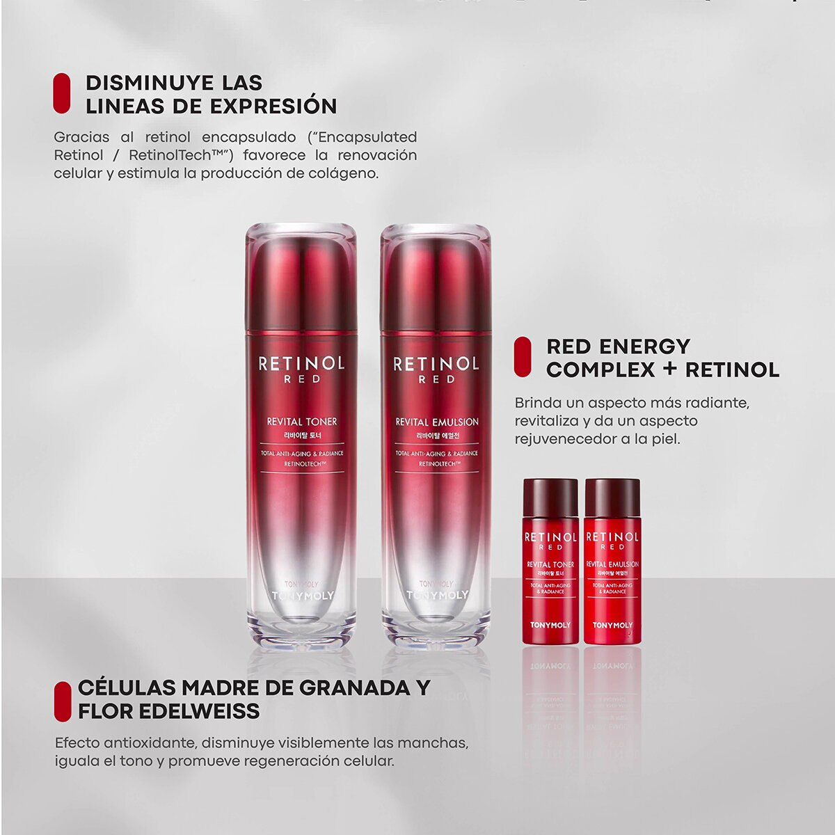 Tony Moly Retinol Red 2 Set Tony Moly Retinol Red 2 Set