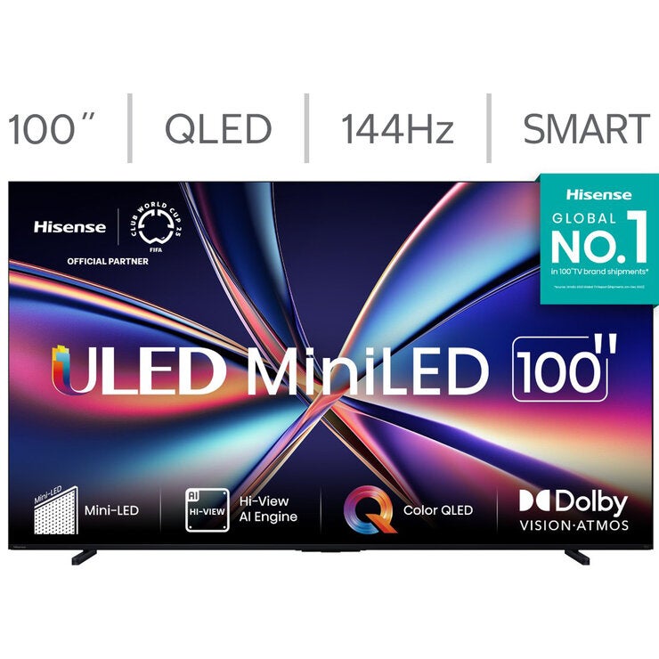 Hisense Pantalla 100" ULED MiniLed Fire TV Hisense Pantalla 100" ULED MiniLed Fire TV