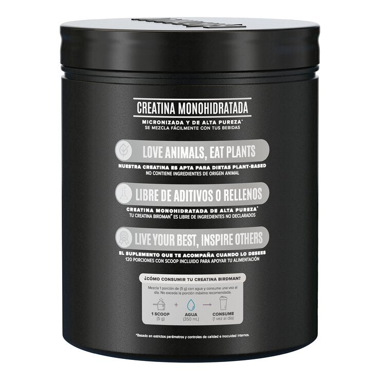 Creatina Monohidratada Birdman 600 g Creatina Monohidratada Birdman 600 g