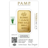 Lingote de Oro 1 oz PAMP Lady Fortuna Lingote de Oro 1 oz PAMP Lady Fortuna