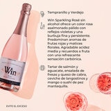 Vino Espumoso Win 0% Alcohol Rosado 750 ml Vino Espumoso Win 0% Alcohol Rosado 750 ml