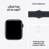 Apple Watch SE (GPS) Caja de aluminio medianoche 44mm con Correa deportiva medianoche 