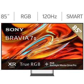 Sony Pantalla 85" BRAVIA 7 RGB 4K Google TV K-85XR70M2 UCM Sony Pantalla 85" BRAVIA 7 RGB 4K Google TV K-85XR70M2 UCM
